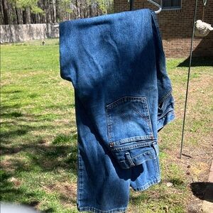 Wrangler Men's Blue Relaxed Fit Denim Jeans